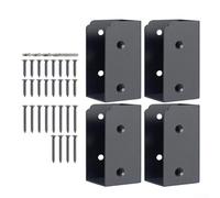 Para conector de barandilla de cubierta con múltiples adaptaciones de tamaño, se adapta a varios componentes de madera (A)