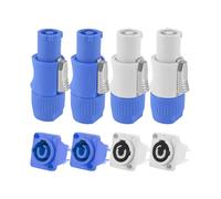 Para Conector Powercon Macho de 3 Pines para Montaje en Panel Hembra para Cable de Alimentación Neutrik, Adaptador de Enchufe Jack AC 250V 20A