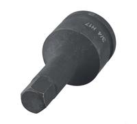 Para conexión de llave de impacto segura con herramientas de zócalo H12h32 Crmo Steel Set Hex Head Bit neumático 3/4 pulgadas hexagonal llave de vaso de alta resistencia (H17)