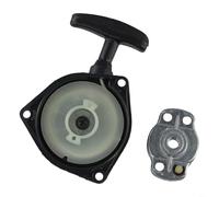 Para conjunto de arranque de retroceso para 2 para cortador de cepillo y motor, mecanismo de tracción de plástico de aleación con distancia de agujero de montaje de 70 mm, piezas de repuesto para