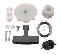 Para conjunto de arranque de retroceso para motosierras, polea de arranque, resorte, agarre de mango, cable de tracción y kit de cubo compatible con modelos 137, 142, 235, 236, 240, 235E, 236E