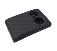 para consola central para coche, accesorio con doble soporte para bebidas, revestimiento para el cajón central del coche, para coches, vehículos, SUV y furgonetas de uso interior y exterior