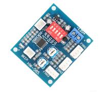 Para control de ventilador PWM DC12 V con regulación de temperatura para carcasa de PC y CPU, 3 canales automático/manual, alarma de zumbador en caso de fallo, compatible con estándar de 4 pines
