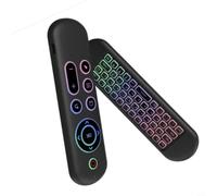 Para control remoto de ratón de aire con giroscopio, 7 colores para | Inalámbrico para Air Mouse 15,5 x 4,5 x 0,9 cm con retroiluminación de 7 colores y sensor de giroscopio para TV Box y PC, ABS
