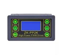 Para controlador de motor Pwm ZK-PP2K, generador de frecuencia 3,3 V-30 V, ajustable 1 Hz-150 kHz, Impulsz?hler 1-9999, para motores DC y motores paso a paso, automatización, negro, 79 x 43 x 26 mm