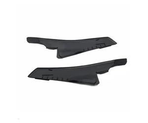 Para Corolla 2007-2013 Limpiaparabrisas Delantero Cubiertas Laterales Deflector De Agua Placa Cubierta Esquinas Inferiores Tablero Aluminio Cubierta Espejo Retrovisor Carcasa
