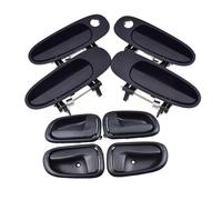 para Corolla para Geo Prizm 1993 1994 1995 1996 1997 Manija Exterior Interior Puerta Izquierda Derecha Conductor Pasajero O Cerradura Puerta Interior Manija Puerta(Kit 006 Black)