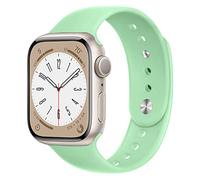 para Correa Apple Watch 40mm 41mm 44mm 45mm Series 9/8/7 iWatch se 6 5 4 3 38mm 42mm hombr/Mujer,Bracelet Silicona Deportiva Pulsera Apple Watch Ultra/2 49mm Band strap reloj,Pistacho