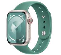 para Correa Apple Watch 40mm 41mm 44mm 45mm Series 9/8/7 iWatch se 6 5 4 3 38mm 42mm hombr/Mujer,Bracelet Silicona Deportiva Pulsera Apple Watch Ultra/2 49mm Band strap reloj,Verde pino