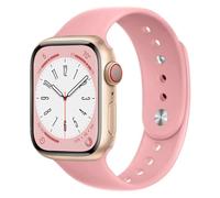 para Correa Apple Watch 44mm 40mm 45mm 41mm Series 9/8/7 iWatch se 6 5 4 3 42mm 38mm hombr/Mujer,Bracelet Silicona Deportiva Pulsera Apple Watch Ultra/2 49mm Band strap reloj,Rosa