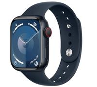 para Correa Apple Watch 44mm 40mm 45mm 41mm Series 9/8/7 iWatch se 6 5 4 3 42mm 38mm hombr/Mujer,Bracelet Silicona Deportiva Pulsera Apple Watch Ultra/2 49mm Band strap reloj,Medianoche