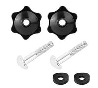 Para cortacéspedes Toro, conjunto de perilla de mango de 2 perillas, 2 tornillos, 4 arandelas diseñadas para adaptarse a 92-2260 106-4161 107-3844