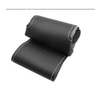 para Coupé 2001-2006 para Convertible 2004-2008 Volante Automóvil Protector Cuero Cosido A Mano Cubiertas Volante(Type B Grey)
