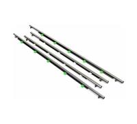 Para CR-V 2007-2011 Burletes De Goma Cromados Para Molduras De Puertas Y Ventanas Exteriores DYDGUTUFB