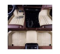para CR-V 3 CRV RE 2007-2011 LHD Alfombrilla Cuero El Piso Automóvil Revestimiento Interior Los Pies Alfombra Alfombrilla El Piso Automóvil(Beige)