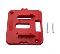 para Craftsman - Soporte de batería de 20 V para soporte de pared, solución de almacenamiento modular para estación de carga de taladro de 1.5 Ah 2.0 Ah 3.0 Ah, estante de garaje, rojo (1 unidad)