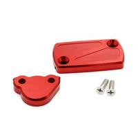 Para CRF150R CRF250R CRF250X CRF450R CRF450X CRF 250 450 RX 450L Cubierta Depósito Líquido Freno Delantero Y Trasero Motocicleta(Front Rear Red)