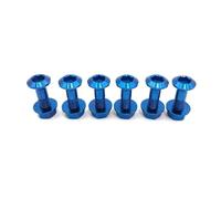Para CRF150R Para CRF150RB 2007-2020 6Pcs M8 Rotor Freno Disco Motocicleta Bicicleta Montaña Tornillos Piñón Cadena Trasera Pernos Tuercas