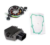 Para CRF250 CRF250R 2010 2011 2012 31120-MEN-A42 31600-MEN-A31 11395-KRN-A40 Kit De Junta Rectificadora Reguladora De Bobina De Estator Magneto De Encendido