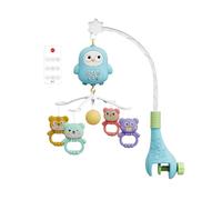 Para Crib - Crib Toy | Juguetes Colgantes | Figuras De Peluche Coloridas, Música Giratoria Móvil, Elementos De Visualización Relajante Para El Sueño Infantil, Fijación Del Brazo