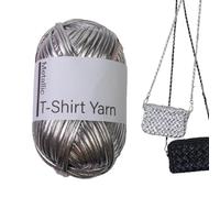 Para Crochet: Cinta Metálica De Alto Brillo Para Camisetas, Cordón De Tela Elástico De Calidad De 1,8 Cm De Grosor Para Bolsos De Acento Estructural, De Para Manualidades De
