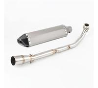 Para Cross Para Cub110 CC110 2018 2019-2023 Sistemas Completos De Escape De Motocicleta Modificar Silenciador De Tubo Delantero WEFOLCC(2)