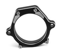 Para Cross Para Cub110 CC110 Protector Cadena Piñón Delantero Motocicleta Aluminio CNC Protector Cadena(Black)
