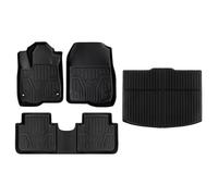 para CRV 2023 2024 2025 Alfombrillas TPE para Maletero Revestimiento Solo Alfombrilla Carga Cubierta para Asiento Trasero para Gasolina Y Todo Tipo Clima WEFOLCC(4PCS Set)