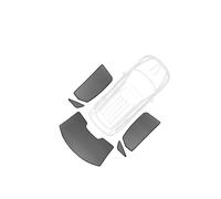 para CRV 5 Asientos 2017-2022 Parasol para Ventana Lateral Trasera, Cortina de Malla para Parabrisas Delantero, Viseras para Ventanas Laterales (5 Piezas traseras)