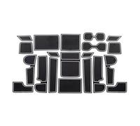 para CRV CR-V 2017 2018 2019 2020 2021 2022 Almohadillas Antideslizantes para Ranura Puerta Posavasos Goma 20 Unidades Almohadilla Felpudo Tazas Alfombrilla Antideslizante Ranura Puerta(Lhd-White)