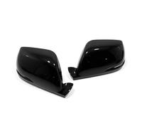 Para CRV CR-V 2017 2018 2019 2020 2021 Guardabarros Lateral De ABS Estilo Fibra De Carbono Moldura De La Cubierta Del Espejo Retrovisor QAQMHVCVB(Bright black B)