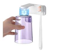 Para Cuarto De Baño,Organizador De Almacenamiento Magnético Sin Perforación | Vaso De Enjuague Y Dispensador De Cepillo De Dientes Único,Para Aseo Casa Apartamento Dormitorio Oficina Hotel Viaje