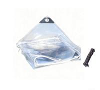 para cubierta de carretilla elevadora, construcción de polietileno resistente para sol, lluvia y resistencia a la humedad con cuerdas de seguridad (transparente)