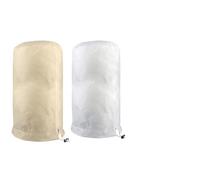 Para cubiertas de heladas de plantas de invierno, tela no tejida para proteger su jardín (140 × 200 cm, blanco)