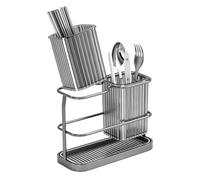 para cubiertos con tenedor y cuchara, soporte para utensilios con desagüe, para pequeños sastres, tijeras, peladores, soporte, mostrador de cocina, hogar, encimera