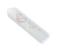 para cubiertos móvil, material de polipropileno transparente, ligero, plano, almacenamiento libre de polvo, utensilios de transporte seguro, accesorios prácticos, contenedor compacto para el