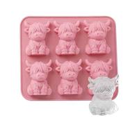 Para cubitos de hielo para congelador, molde de silicona con 6 cavidades de las Tierras Altas - Utensilios de cocina y gadgets, para cocina, comida, , camping, viajes, whisky, cócteles, vino