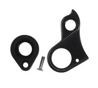 Para cubo estéreo para híbrido 120 140 160 bicicleta trasero desviador suspensión diseño eje pasante CNC aleación de aluminio negro incluyendo perno y tuerca