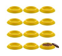 para cucarachas, ABS, 1.34 pulgadas, plato de alimentación, colorido, taza profunda antiderrames, bandeja de alimentos, cuenco de alimentación para isópodos, coletas, cucarachas