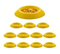 - para cucarachas, Bandeja Antideslizante de 12 Piezas, Cuencos de alimentación de terrario, diseño apilable con Bordes antiderrames, Accesorio de alimentación para cucarachas