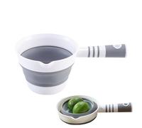 Para Cucharón De Agua - De Baño Plegable De Silicona, Cucharón Portátil Plegable, Mango Ergonómico, Secado Rápido, Capacidad Extra Resistente | Casa Apartamento Baño Gia