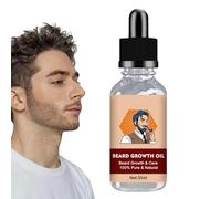 para cultivar barba para hombres, Crecimiento del cabello del bigote y natural para la barba, Hidratante y cuidado de la de 30 ml. Haga crecer una más fuerte, más espesa y rápida para