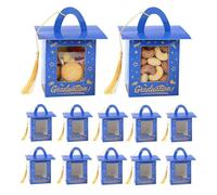 Para Cupcakes: Portador De Golosinas De Celebración De Doce Unidades Con Construcción De Cartón, Soporte Para Postres Con Tema Académico, Embalaje De Panadería Para Regalos De, Contenedor