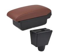 Para Dacia Para Dokker Caja De Reposabrazos Reposabrazos Coche Contenido Central Caja Almacenamiento Coche Con Productos Con Interfaz USB(A6 Brown Line NO usb)