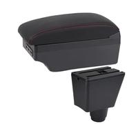 Para Dacia Para Dokker Caja De Reposabrazos Reposabrazos Coche Contenido Central Caja Almacenamiento Coche Con Productos Con Interfaz USB(C1 Red Line 7 usb)