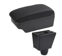 Para Dacia Para Dokker Caja De Reposabrazos Reposabrazos Coche Contenido Central Caja Almacenamiento Coche Con Productos Con Interfaz USB(C2 Black Line 7 usb)