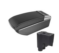 Para Daihatsu Para Sirion Para Materia 2007-2015 Caja Reposabrazos Consola Central Caja De Almacenamiento Doble Capa Caja Reposabrazos(B3 straight White line)
