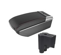 Para Daihatsu Para Sirion Para Materia 2007-2015 Caja Reposabrazos Consola Central Caja De Almacenamiento Doble Capa Caja Reposabrazos(B1 straight red line)