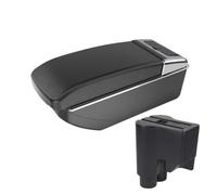 Para Daihatsu Para Sirion Para Materia 2007-2015 Caja Reposabrazos Consola Central Caja De Almacenamiento Doble Capa Caja Reposabrazos(B2 straight black line)