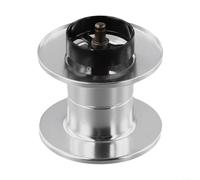 Para Daiwa For Zillion 21 Sv Tw For Steez A1 For A2 For Morethan Pe Tw Silver For Wolf Fishing Reel Spool Black Red Purple Gold Silver Gray Pink Color Option (semi-cerámica plata)